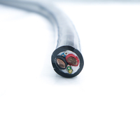 Câble sous-marin hybride haute puissance - 29 AWG courant élevé + 222 AWG paire torsadée blindée auxiliaire (Feuille + Tresse) Cuivre étamé/PVC/TPU