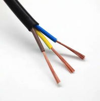 Câble multi-brins rigide GB/T 5023.3-2008, cuivre nu/étamé, isolation en PVC, 3 conducteurs, usage industriel, gaine en PVC pour la construction