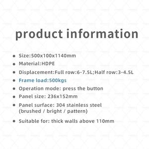<span class=keywords><strong>Cassetta</strong></span> <span class=keywords><strong>WC</strong></span> a Incasso di Alta Qualità, Colore Blu, con Staffa in Ferro Antiruggine, Risparmio Idrico - Product Image 6