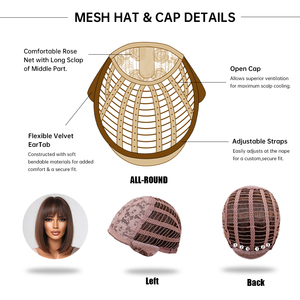 Tóc Giả Tổng Hợp Thẳng Nhiệt Độ Cao Với Tóc Mái Tóc Giả <span class=keywords><strong>Bob</strong></span> Ngắn Tóc Giả Hóa Trang Ombre Kiểu Tóc Chịu Nhiệt Cho Nữ - Product Image 5