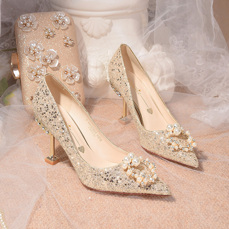 Champagne Dress Bridal Shoes Champagne Luxury Champagne Gold Shoes
