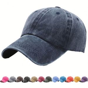 Gorra de Papá Desestructurada Personalizada de Fábrica, Estilo Vintage, Lavada y Desgastada, de 6 Paneles, con Logotipo Impreso en 3D y Bordado, Imagen Deportiva Sencilla - Product Image 3