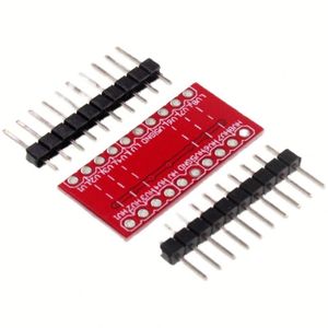 Convertidor de nivel de voltaje bidireccional de 8 canales, módulo de placa de conversión de nivel bidireccional dúplex completo de alta velocidad, conector - Product Image 3