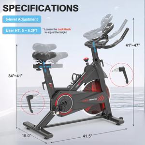 <span class=keywords><strong>Bicicleta</strong></span> estática giratoria para uso doméstico, equipo de ejercicio para interiores - Product Image 3