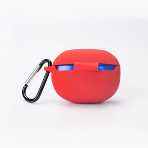 Funda protectora de silicona para auriculares a prueba de polvo para <span class=keywords><strong>Realme</strong></span> Buds <span class=keywords><strong>Air</strong></span> <span class=keywords><strong>3</strong></span> Funda portátil con llavero - Product Image 4