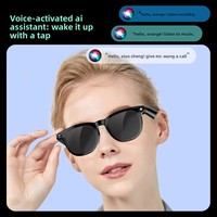 Lunettes caméra intelligentes IA : Traduction en temps réel, reconnaissance d'objets, enregistrement photo et vidéo HD, musique sans fil, appels téléphoniques mains libres
