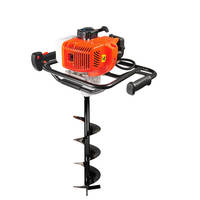 Outils de jardin 43CC/63CC Foreuse à tarière pour trous profonds