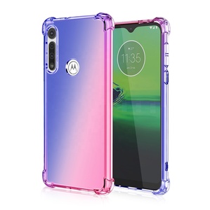 Funda de Silicona Antigolpes con Degradado para Motorola <span class=keywords><strong>Moto</strong></span> G9 Play 5G Plus, Funda para Motorola <span class=keywords><strong>Moto</strong></span> ONE FUSION Plus, Funda Protectora de TPU Suave - Product Image 2