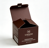 Boîte d'emballage cosmétique écologique recyclable personnalisée, boîte en papier de luxe pour soins de la peau, logo imprimé UV, boîte cadeau en carton rigide