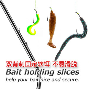 เหยื่อล่อปลาทูน่าแบบ<span class=keywords><strong>สด</strong></span>สแตนเลสแบบยาวพิเศษตะขอตกปลาแบบก้านใหญ่เทคนิคการตกปลาสำหรับปลาแบสน้ำเค็มทะเล - Product Image 4