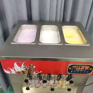 เครื่องทำไอศกรีมทรงกรวยขนาดเล็กแบบนุ่มและเสิร์ฟแบบนุ่มรสชาติต่อเนื่อง - Product Image 4