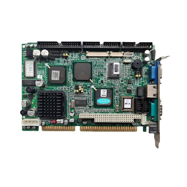 New Fanless Brand PCA-6751 B202-1 ISA Industrial PC Mainboard Half-Size CPU Card PICMG1.0 With CPU RAM Lan PC104