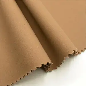 Chinese Suppliers Stock 97% Cotton 3% Spandex High-density High-quality Satin Stretch Cotton Pants Fabric