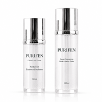 Coffret de Soins Luxe Éclat Caviar : Tonique Hydratant & Lotion Raffermissante Anti-Âge – Kit Anti-Âge Marque Privée OEM