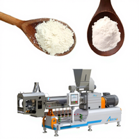Machine extrudeuse de poudre enrichie, équipement de production de poudre de céréales nutritives pour usine d'aliments instantanés