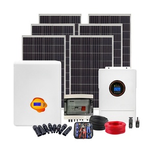 Système solaire compact hors réseau en silicium monocristallin avec contrôleur PWM, sans batterie, pour petites cabanes et abris - Product Image 4
