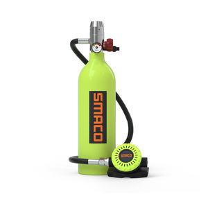 <span class=keywords><strong>SMACO</strong></span> <span class=keywords><strong>S400</strong></span> - Juego de Cilindros de Buceo de 1 Litro, Mini Tanque de Aire para Buceo, Mini Cilindro de Aluminio, Tanque de Buceo Portátil de 1 Litro - Product Image 2