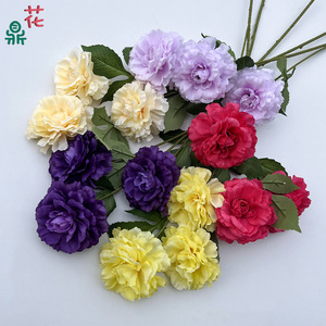 Flores de Seda de Peonía Artificiales, Decoraciones de Boda Modernas, Origen China - Product Image 1