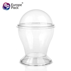 Europe-Pack 150Ml 5OZ Cấp Thực Phẩm Mới Về Thiết Kế Lạ Mắt Cốc Nước Ép Nhựa Dùng Một Lần Có Nắp - Product Image 2