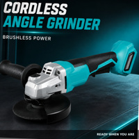 Meuleuse d'angle sans fil Qinyuan LCG777-7, 21V, 125mm, 5 pouces, machine à découper