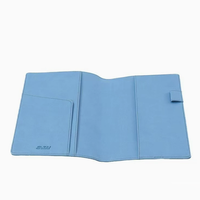 Couverture de carnet en cuir PU, couverture de journal minimaliste, couverture de bureau élégante rechargeable