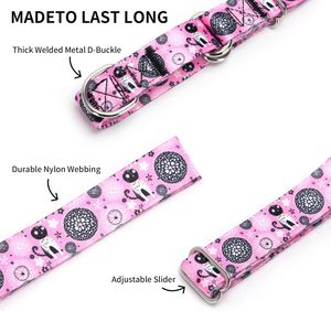 Laisse pour chien personnalisée avec impression, réglable, pour la promenade en extérieur, en néoprène doux, luxe, mains libres - Product Image 5
