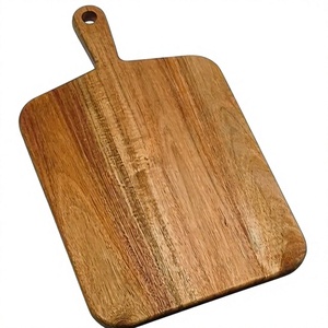 Planche à découper de luxe en bois, résistante au four, pour les fêtes - Idéale pour couper légumes, fruits, viande, poisson, pain, pizza, servir des charcuteries - Product Image 4