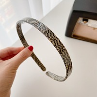Accessoire de tête en acétate, style simple, bandeau pour fille, série couleur écaille de tortue, petite fille fraîche