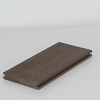 Carreaux de terrasse à emboîtement en bois massif composite WPC pour extérieur Finition en teck 23mm Grain de bois brossé en bambou pour sol de cuisine
