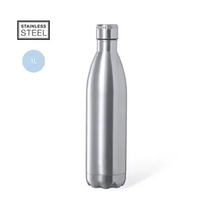 Bottiglia Heytun in argento, merchandising personalizzato - Product Image 1