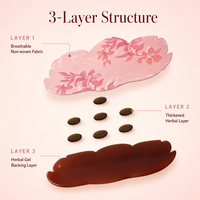 Plaque chauffante au safran pour le confort menstruel féminin, soin abdominal, relaxation nocturne avant le sommeil, douce, confortable et apaisante