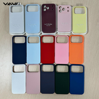 Funda de Silicona Líquida VAWI S002 para iPhone 18 17 16 15 12 13 14 Pro Max 7 8 Plus, Protección Antigolpes