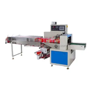 Nora Equipment fully pillow packaging snacks chocolate biscuit bread flow horizontal pouch automatic packing machine price