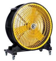 Ventilateur mobile de grande taille en matériau PP haute résistance, portée de 25-30 m, roues universelles flexibles, ventilateur industriel pour atelier, stade