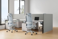 Chaise de bureau avec design ergonomique en maille, appui-tête réglable, adaptée à la maison et au bureau