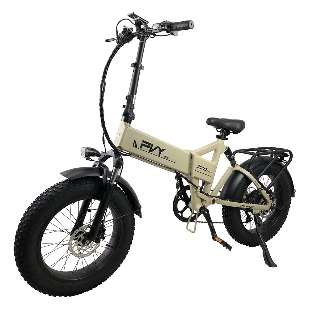 Yukiページ PVY Z20 Plus Folding E-Bike - 1000W Motor, 20*4.0in Tires