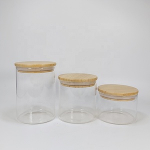 Couvercle <span class=keywords><strong>en</strong></span> bambou <span class=keywords><strong>pot</strong></span> de stockage <span class=keywords><strong>en</strong></span> <span class=keywords><strong>verre</strong></span>/Récipients de Stockage De Nourriture <span class=keywords><strong>En</strong></span> <span class=keywords><strong>Verre</strong></span>/<span class=keywords><strong>Lot</strong></span> de 3 <span class=keywords><strong>verre</strong></span> Bidons De Cuisine - Product Image 2