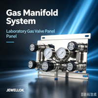 Système de distribution de gaz spécialisé JEWELLOK, boîte de distribution de gaz de laboratoire, vanne à diaphragme en acier inoxydable 316L