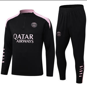 Ensemble d'entraînement <span class=keywords><strong>de</strong></span> football <span class=keywords><strong>Paris</strong></span> pour Chelsea, West Ham, Inter Milan, Atlético Madrid, Algérie – Tenue d'été à manches longues 100 % nylon - Product Image 2