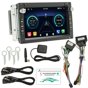 Автомобильный плеер BQCC 7 ", Android, четырехъядерный автомобильный радиоприемник, Wi-Fi, GPS, стерео для <span class=keywords><strong>VW</strong></span> Bora Polo Passat B5 Jetta Golf IV Transport T4/<span class=keywords><strong>T5</strong></span> LUPO - Product Image 5