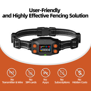 Sistema de valla para perros inalámbrico GPS, Collar eléctrico Invisible ajustable recargable, 3 modos de entrenamiento, corteza subterránea impermeable - Product Image 3