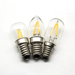 E12 Filament Led Bulb C7 E12 2W Dimmable Warm White LED Edison Style Filament Light Bulb