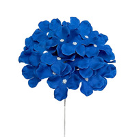 Bouquet d'hortensias artificiels en soie européens, best-seller transfrontalier, pour la décoration de mariages, d'hôtels et l'embellissement de la maison