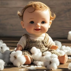 Búp Bê Em Bé Tái Sinh Nhà Máy OEM & ODM Bộ Quần Áo Và Phụ Kiện Búp Bê Em Bé Giống Như Thật Bằng Silicon Mềm Cho Cặp Song Sinh Bé Trai Và Bé Gái - Product Image 4