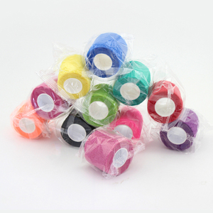 Self Adhesive Cohesive Bandage Tape Colorful Tattoo Grip <b>Wrap</b> for Machine Handle Microblading Tools - Product Image 1
