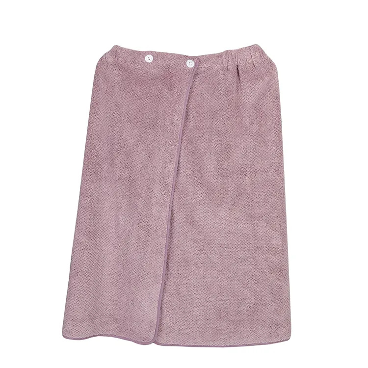 Quickly Drying Soft Women Dress Towel Coral Fleece Microfiber Bath Skirt Bathrobe
