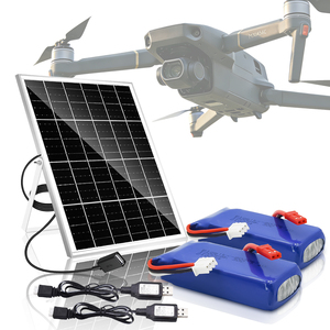โซลาร์ 18650 3.7V 1200mAh แบตเตอรี่ลิเธียมไอออน 15W 12V แบตเตอรี่ชาร์จพลังงานแสงอาทิตย์สำหรับอีไบค์ RC ยานพาหนะโดรน - Product Image 2