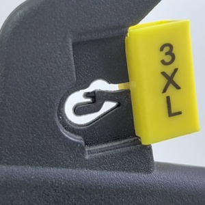 Clip marqueur de taille rectangulaire en plastique de couleur et de numéro personnalisé avec technique d'injection de tige - Product Image 2
