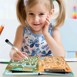 Rompecabezas de laberinto de dibujo Montessori, libros de aprendizaje de pensamiento lógico, juguetes educativos para niños y niñas - Product Image 3