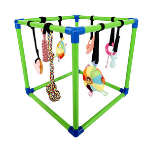 Nuovo Giocattolo per Cani in Vendita, Palestra per Cuccioli in PVC Resistente e Personalizzabile con Cinghie Elastiche e Giochi Sospesi - Product Image 1